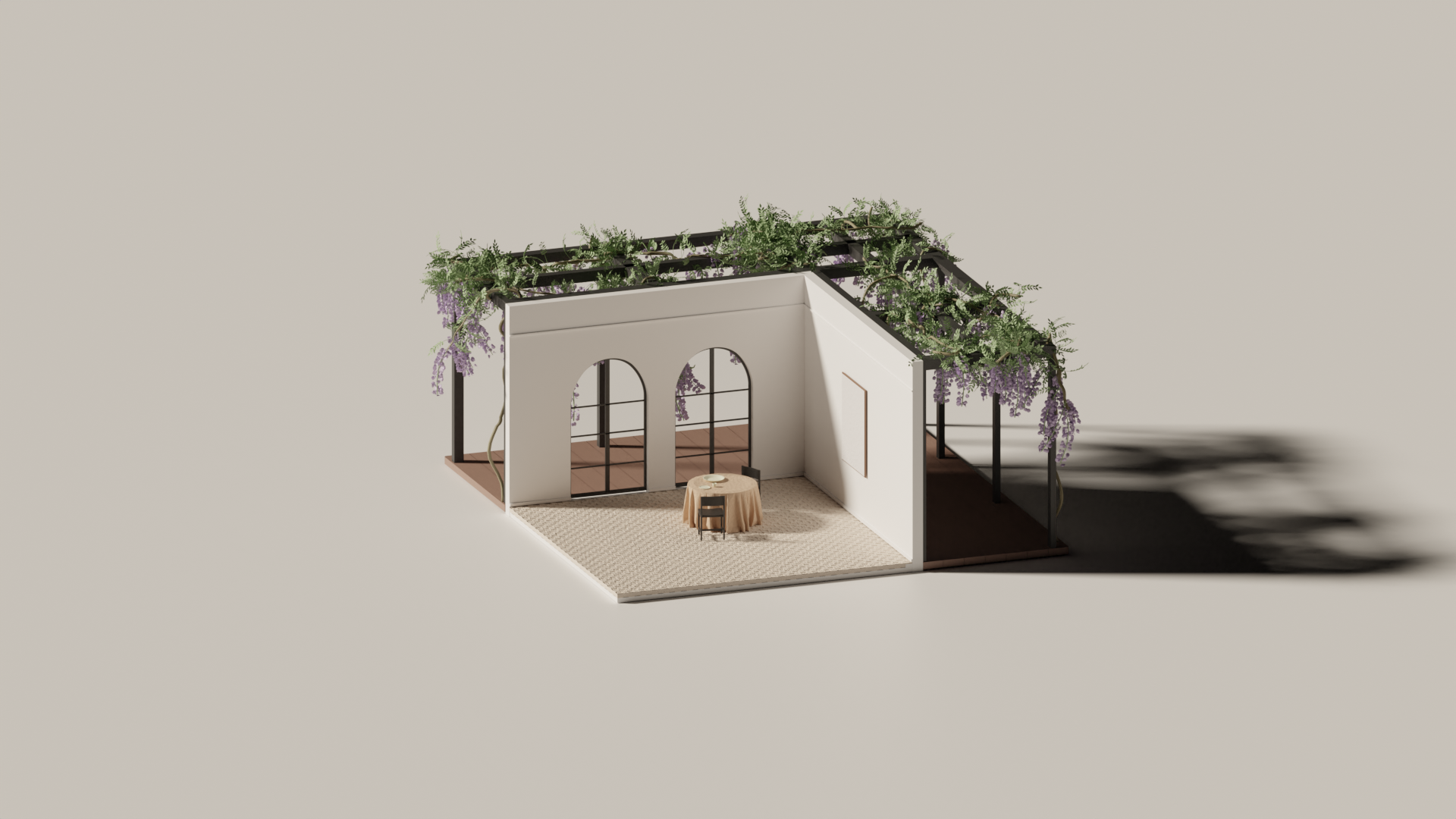 3d wisteria